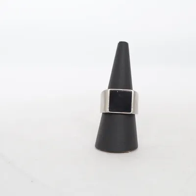 Chevalière (Argent, Noir) Métal inconnu