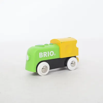 Leksakståg (Grön, Gul, Vit) från Brio