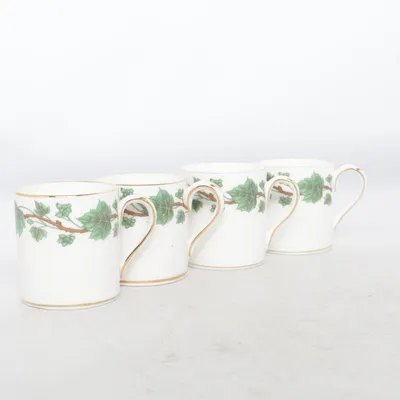 Tasse (Blanc, Vert, Multicolore) de Staffordshire