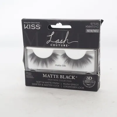 False lashes (Matte Black) from Kiss