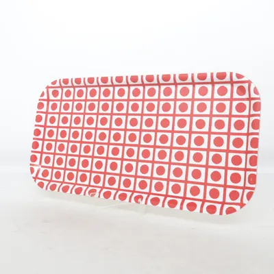 Tray (Red, White) from IKEA