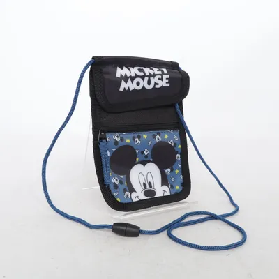 Mobilväska (Svart, Blå, Vit) från Mickey Mouse Polyester