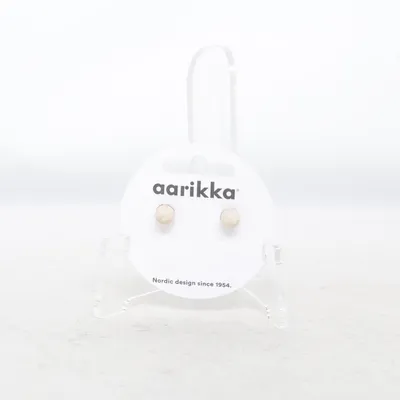 Oorbellen (Beige) van Aarikka Onbekend materiaal