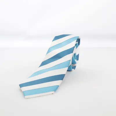 Tie (Blue, White) from Olymp Silk