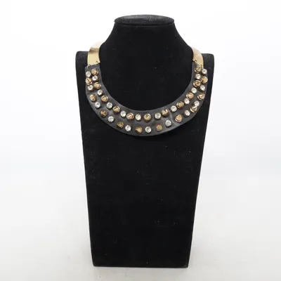 Choker (Sort, Guld) fra Zara Ukendt metal