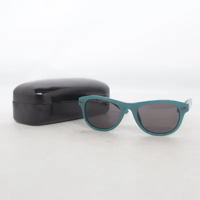 Sunglasses (Turquoise) from Linda Farrow