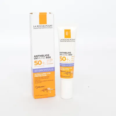 Crème solaire (Anthelios Uvmune 400 Anti-Dark Spots Fluid) de La Roche-Posay