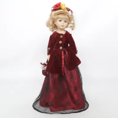 Porcelain doll (Red, Black)