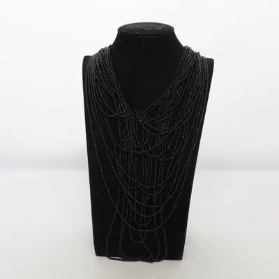 Halsband (Svart, Silverfärgad) från Lily and Rose Brons, Okänd metall