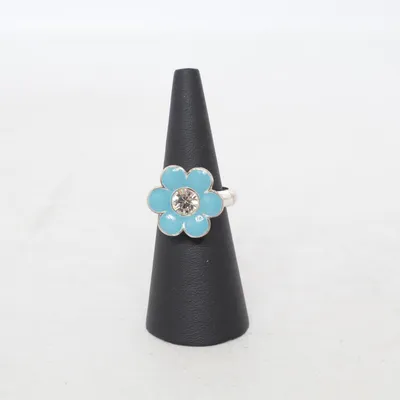 Ring (Blauw, Zilver) Onbekend materiaal
