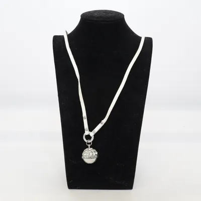 Halsband (Vit, Silverfärgad) från Gemini Okänd metall