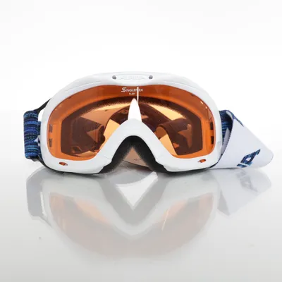 Ski goggles (White, Orange, Blue) from Alpina