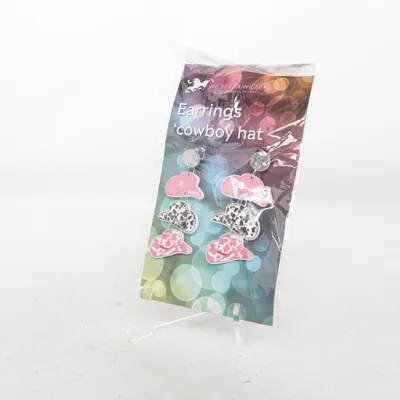 Örhängen (Rosa, Svart, Vit) från Wilbers & Wilbers Okänd metall