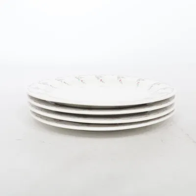Tallrik (Vit, Rosa) från Hebei Porcelain