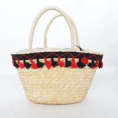 Sac de plage (Beige, Noir, Rouge)