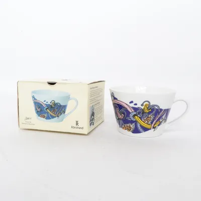Mug (White, Blue, Multicolored) from Rörstrand