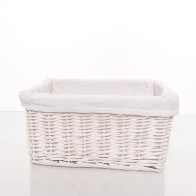 Rietenmand (Beige, Wit)
