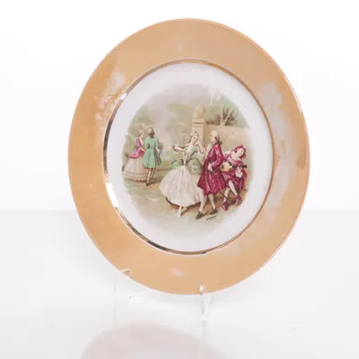 Tallrik (Orange, Vit, Flerfärgad) från Arabia