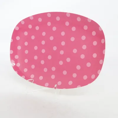 Tallerken (Pink, Flerfarvet) fra Rice