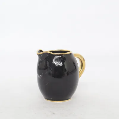 Cream jug (Black, Gold) from Norge