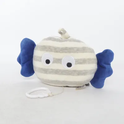 Jouet pour bébé (Gris, Blanc, Bleu) de Färg & Form Coton, Polyester