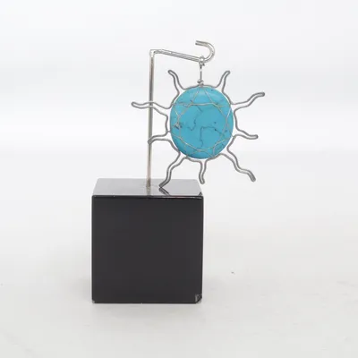 Pendentif (Turquoise, Argent) Métal inconnu
