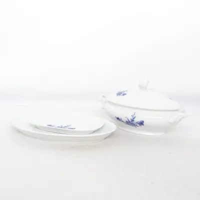 Tableware set (White, Blue) from Schumann Arzberg
