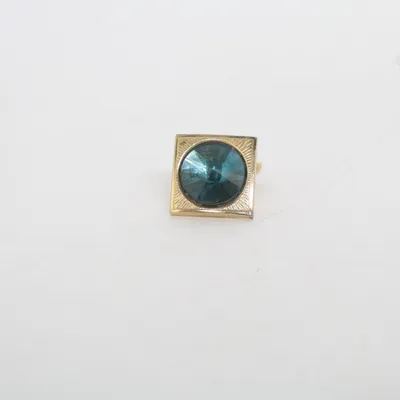 Manchetknopen (Goud, Blauw) Onbekend materiaal