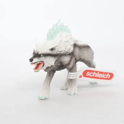 Toy figurine (Crystal Wolf) from Schleich