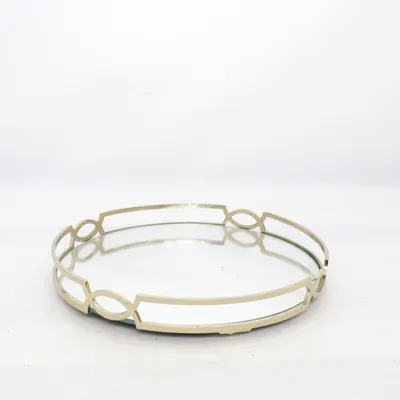 Bricka (Guldfärgad)