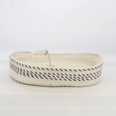 Förvaringskorg (Vit, Svart) från Pupill