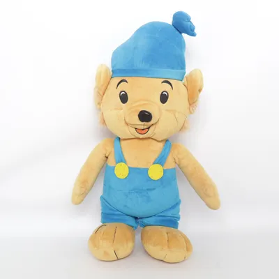 Zacht speeltje (Bruin, Blauw, Geel) van Bamses Värld