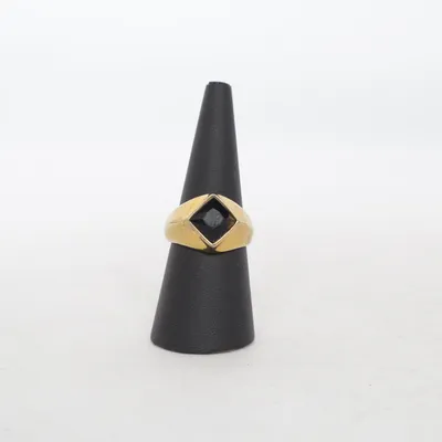 Ring (Guld, Sort) Ukendt metal