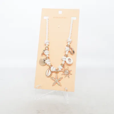Halskette (Weiß, Gold) von Accessories Unbekanntes Metall