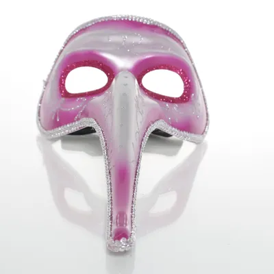 Masquerade-masker (Roze, Zilver) van Flic flac