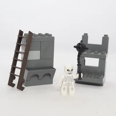 Klossar (Grå, Vit, Brun) från LEGO