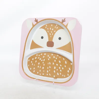 Children's dinner sets (Pink, Brown, White) from Skip Hop