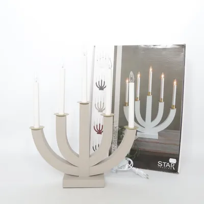 Elektrische adventskandelaar (Eli) van Star Trading
