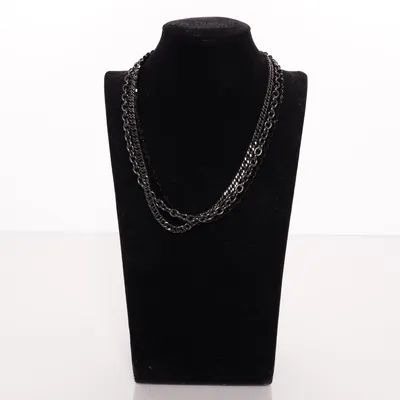 Necklace (Black) from Snö of Sweden Unknown metal