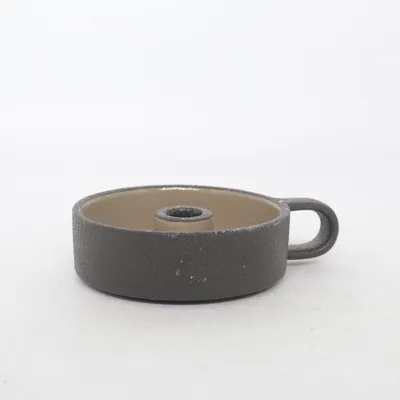Candle holder (Black, Beige) from Orrefors Jernverk