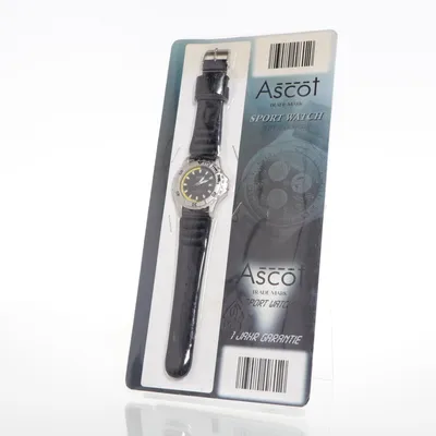 Polshorloge (Zwart, Zilver, Zilver) van Ascot