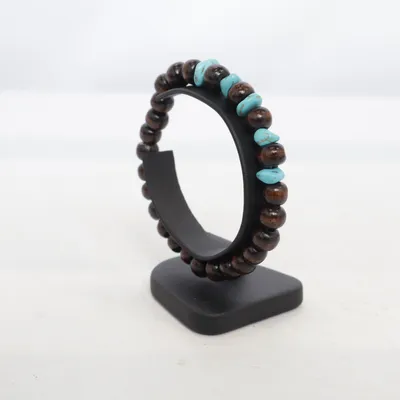 Armband (Brun, Turkos) Okänd metall