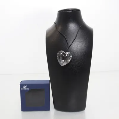 Halsband (Silverfärgad, Svart) från Swarovski Okänd metall