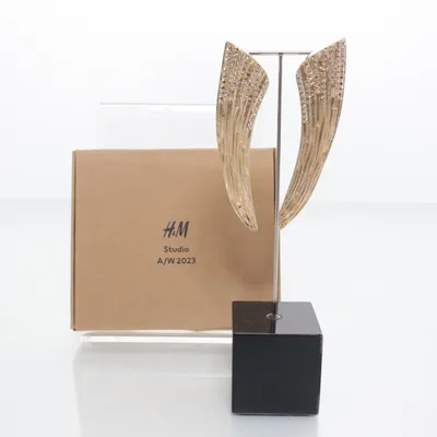 Clips øreringe (Guld) fra H&M Studio Ukendt metal