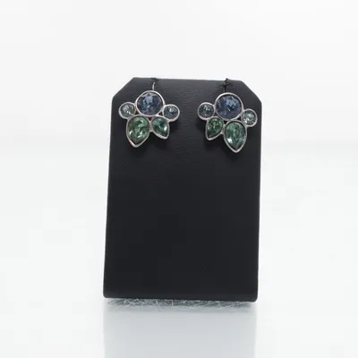 Oorbellen (Zilver, Blauw, Groen) van Givenchy Onbekend materiaal