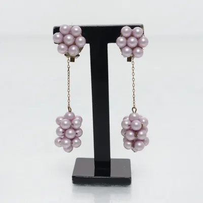 Clip on earrings (Purple) Unknown metal