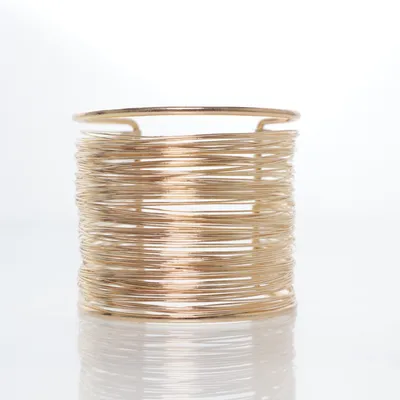 Armring (Guldfärgad) Okänd metall