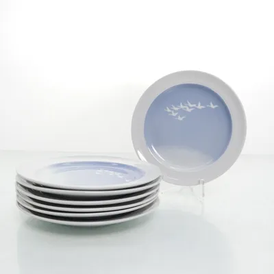 Bord (Blauw, Wit) van Svane Stellet