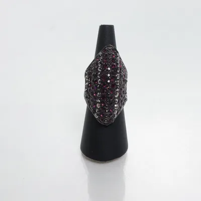 Ring (Zwart, Meerkleurig, Lila) Onbekend materiaal