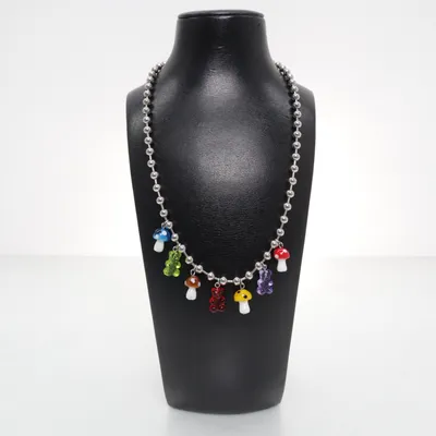 Ketting (Zilver, Meerkleurig) Onbekend materiaal